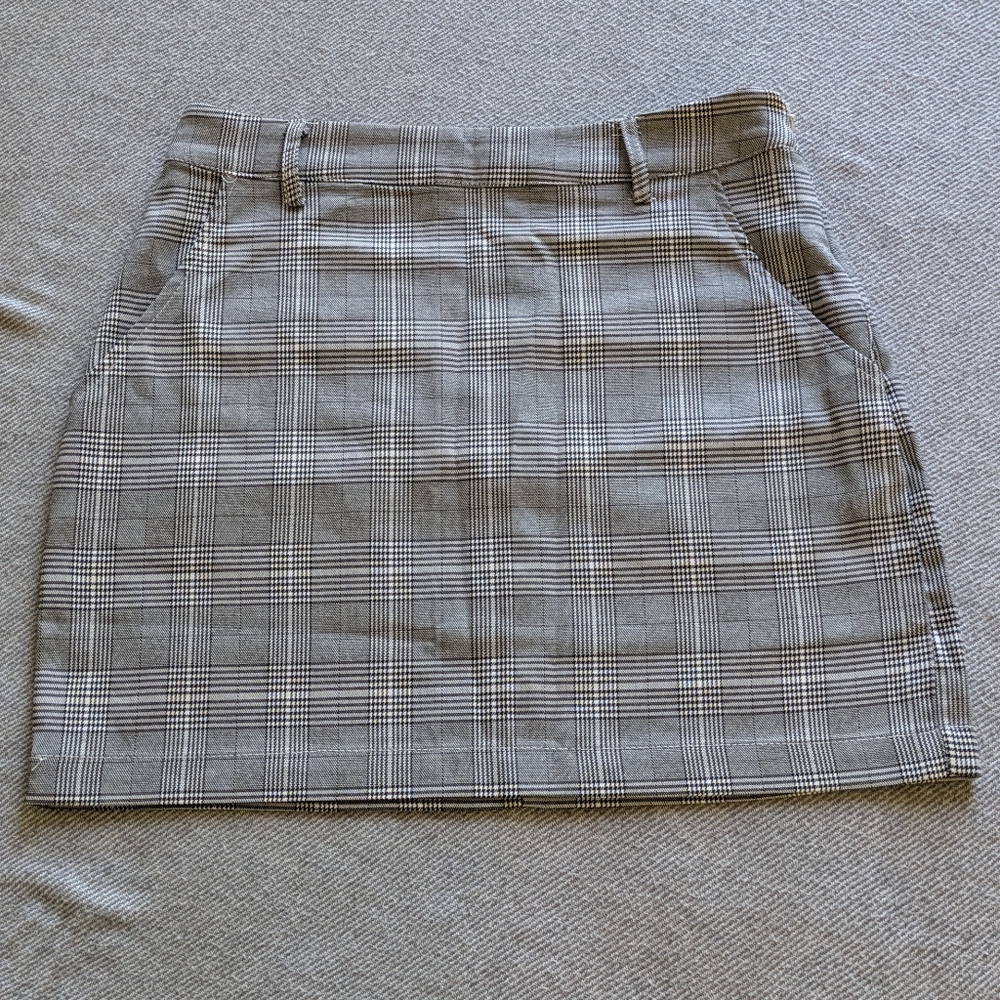 Plaid Mini Skirt